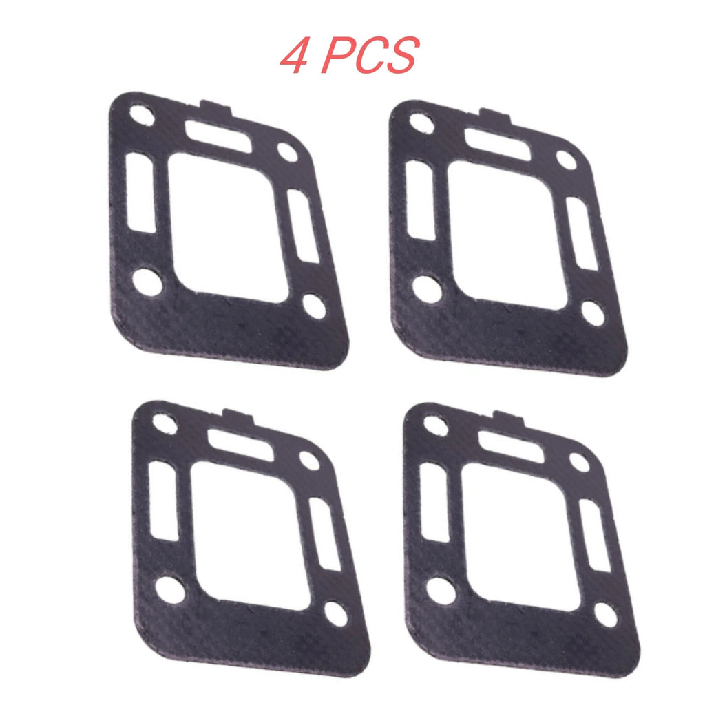 Set of 4 Exhaust Manifold Riser Gaskets for Mercruiser (27-52076, 27-99777, 27-997772)