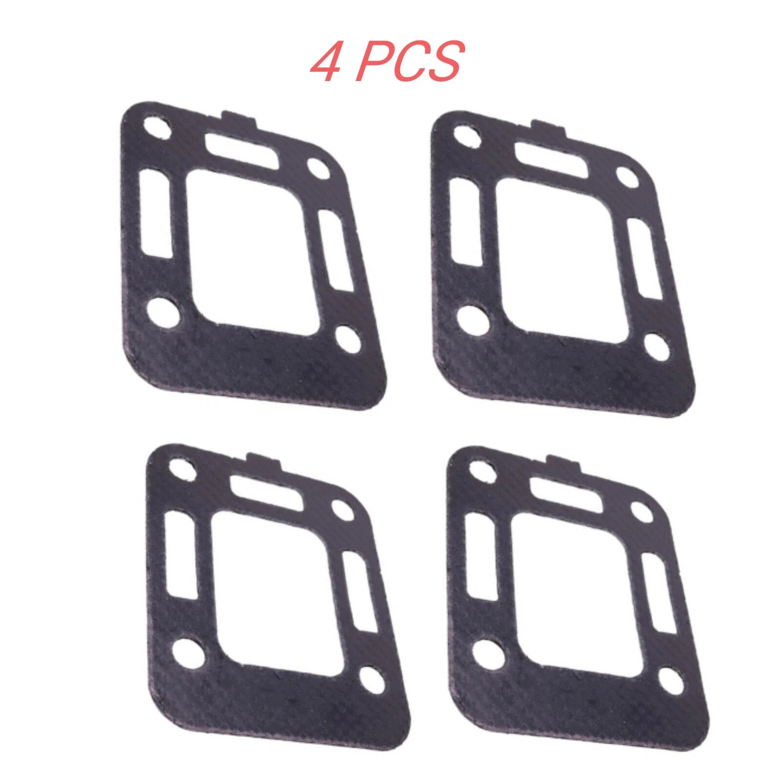 Set of 4 Exhaust Manifold Riser Gaskets for Mercruiser (27-52076, 27-99777, 27-997772)