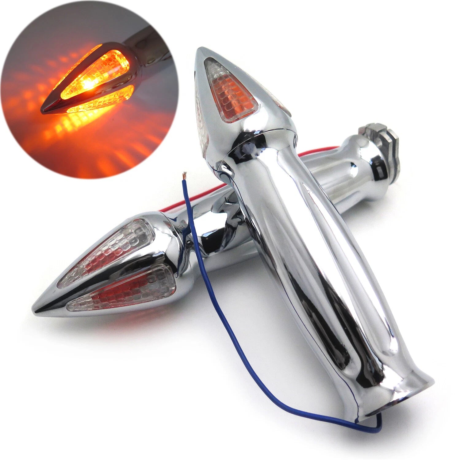 Hand Grips with Turn Signal for Harley Road King/Dyna/Sportster (1990–2023)