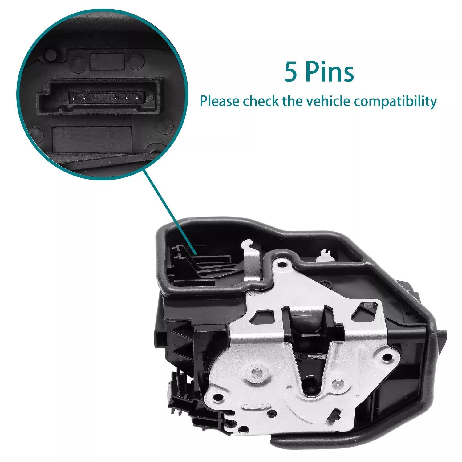 Front Right Power Door Lock Actuator Motor Latch for BMW E60 E65 E90 F30 (2001–2013)