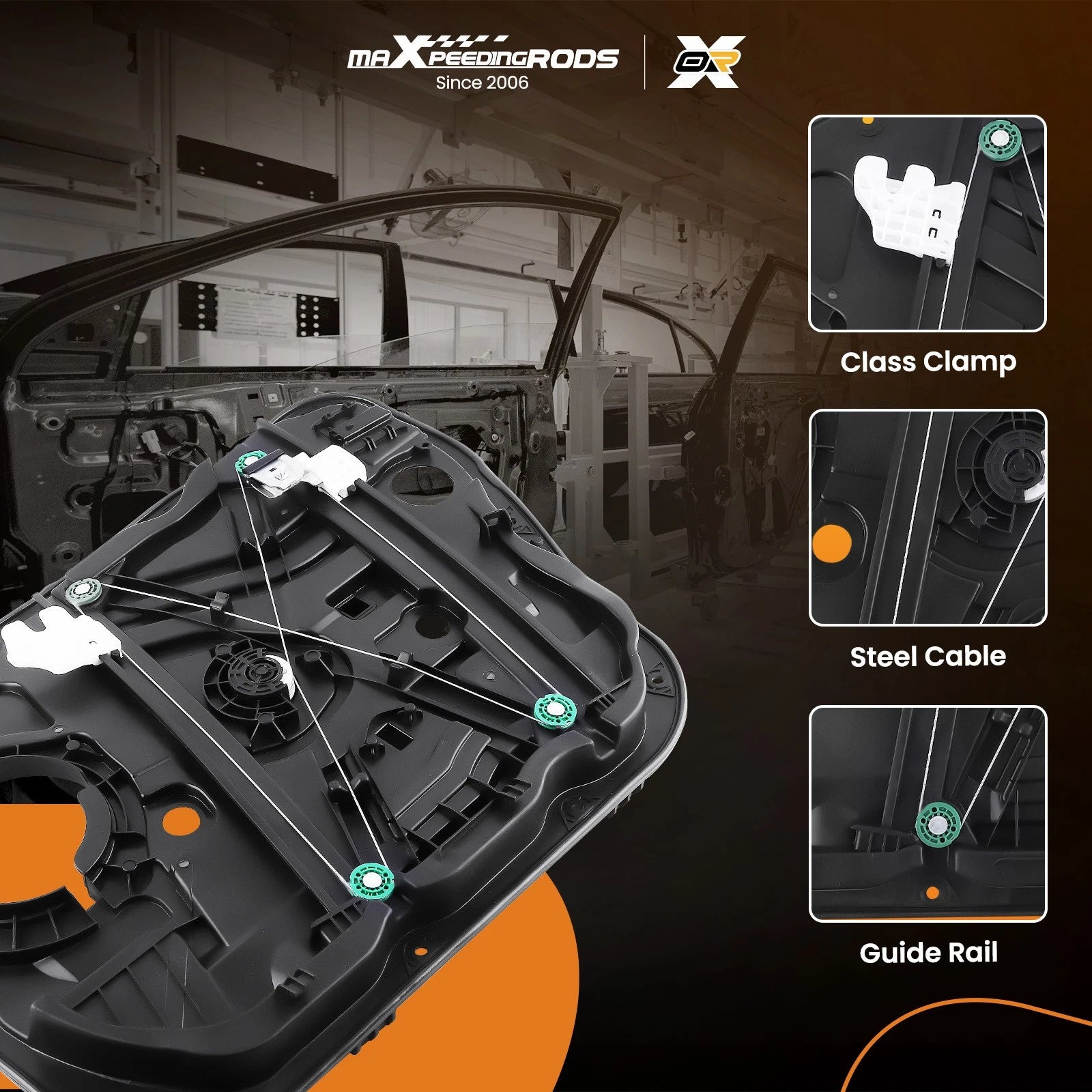 Power Window Regulator for Hyundai Tucson (2016-2022)