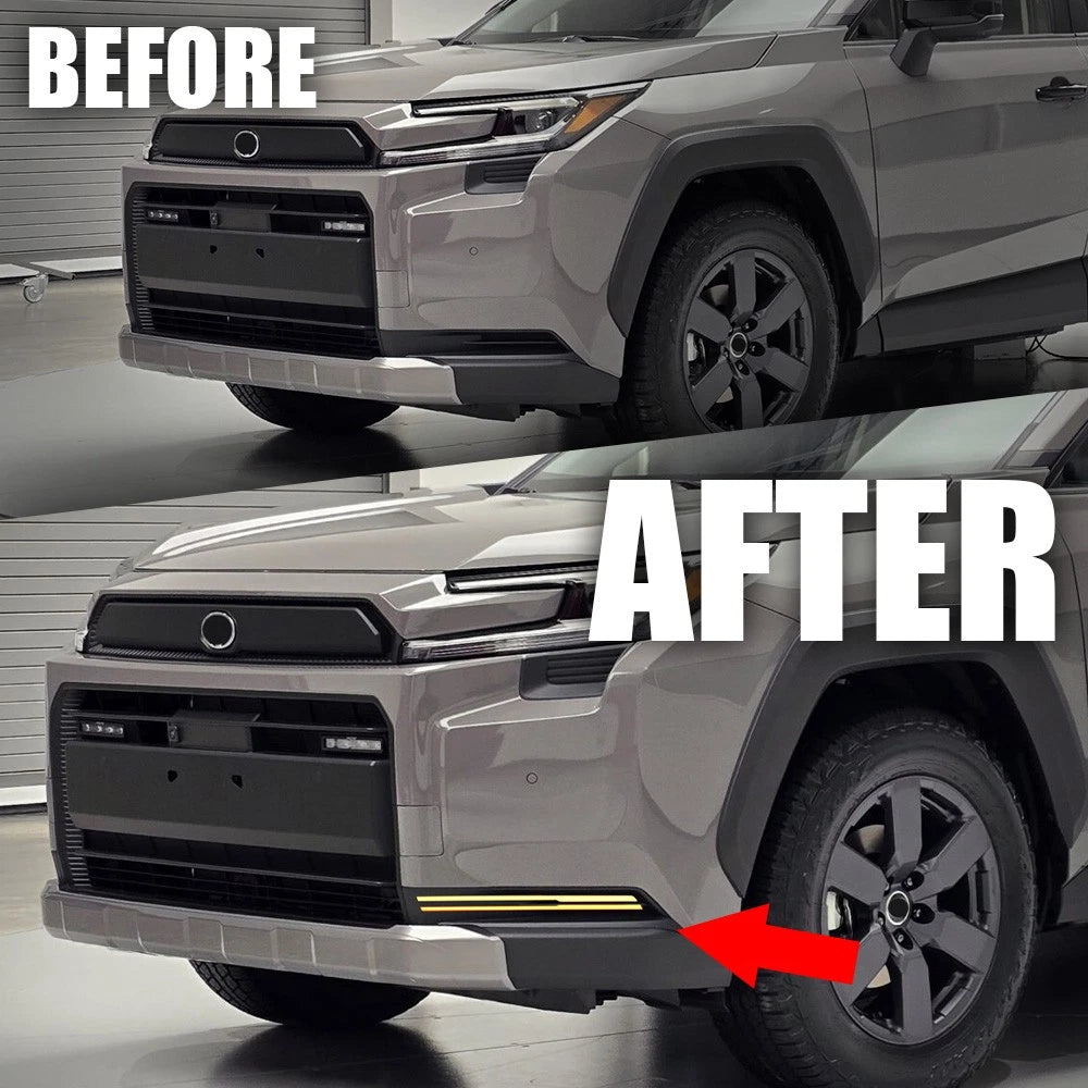 Front Bumper LED DRL Daytime Running Lights for Toyota RAV4 (2026–2026)