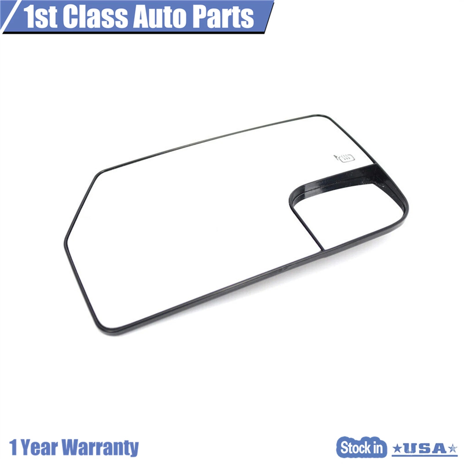 Rear View Mirror Glass + Backplate Left for Ford Expedition 2012–2017