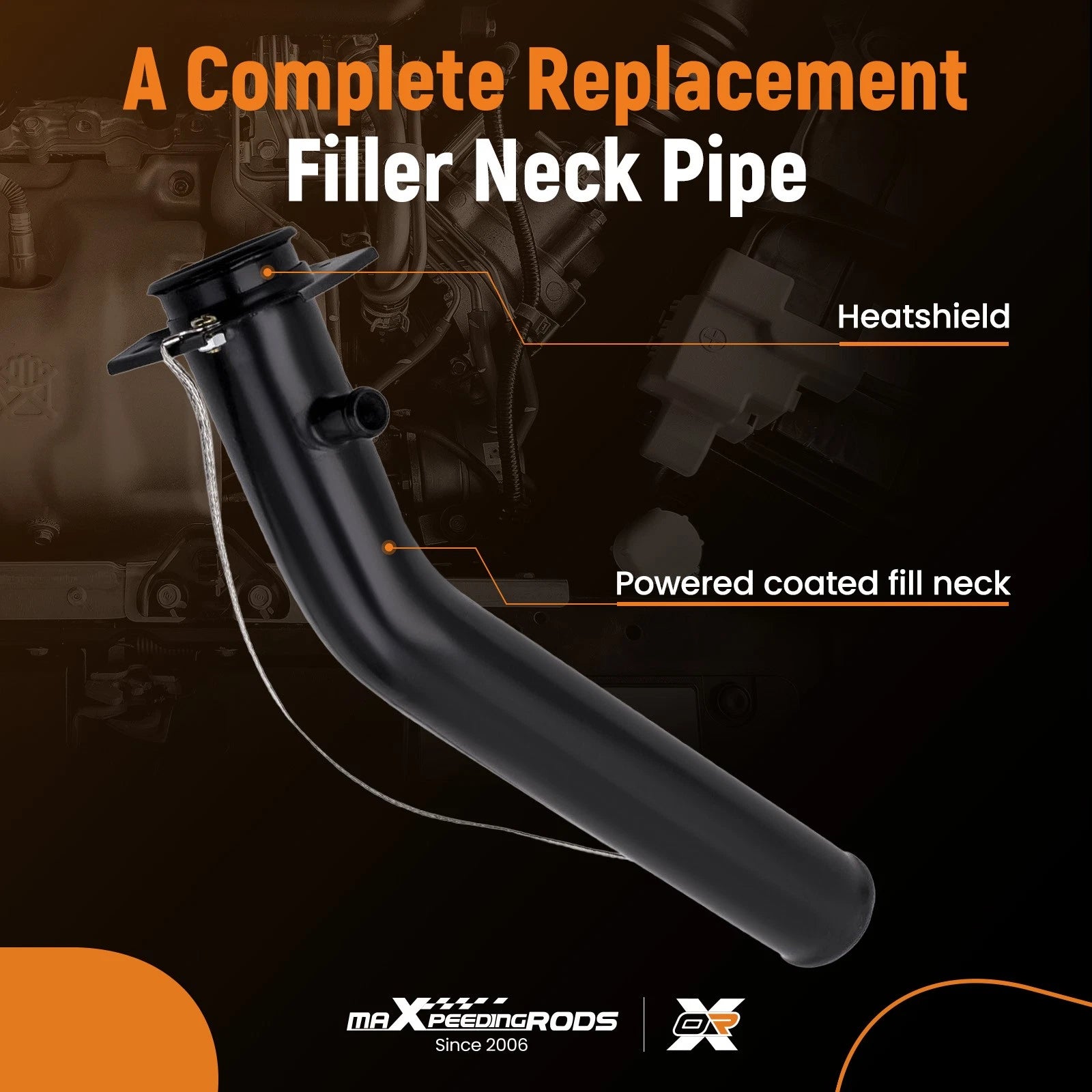 Fuel Tank Filler Neck Hose Pipe for GMC Chevy C1500 C2500 C3500 (1996–2002)