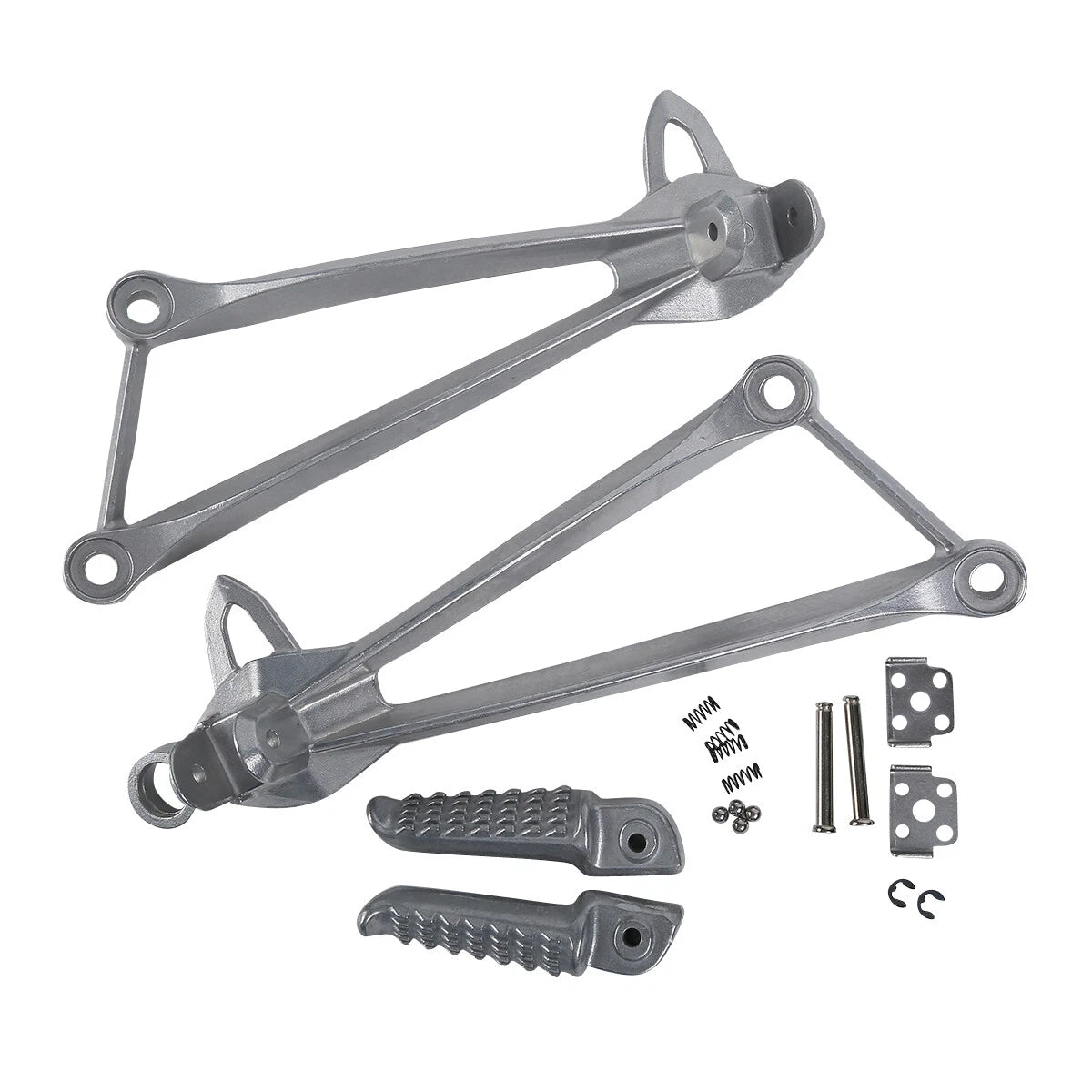 Driver Passenger Footrest Pegs Bracket for Kawasaki Ninja ZX6R (2013–2018)