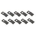 Set of 4 Ten Disc Mower Blades for Krone (Aftermarket PMLBL0011)