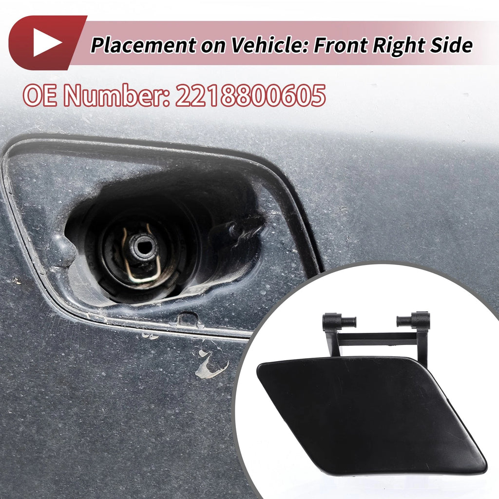 Bumper Headlight Washer Nozzle Cover Cap for Mercedes-Benz S600 (2000–2006)