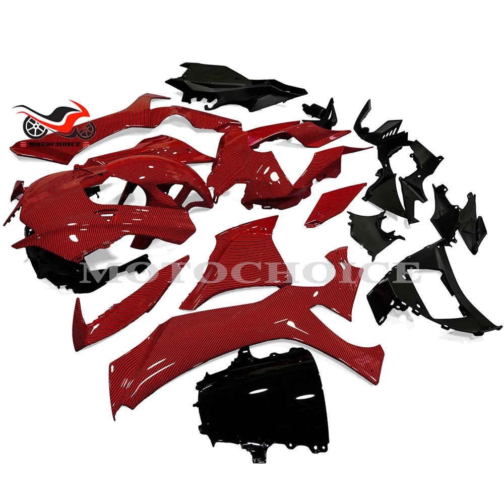Red Carbon Fiber ABS Fairing Kit for Yamaha YZF R1 R1M (2020–2024)