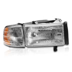 Chrome Housing Headlight for Dodge Ram 1500-3500 (1994–2002)