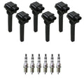 Set of 6 Ignition Coils & Iridium Spark Plugs for Suzuki Grand Vitara XL-7 (2001–2006)