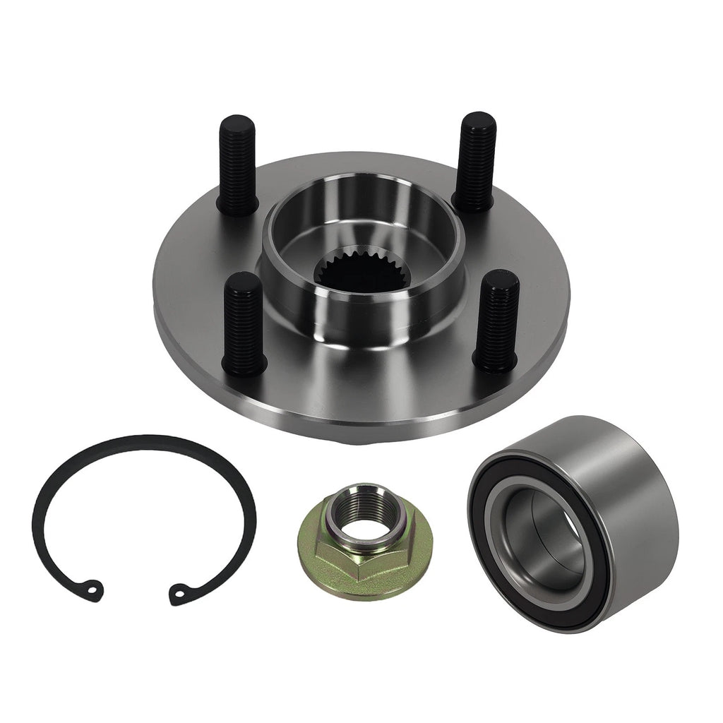 Set of 4 Bolt Front Wheel Bearing Assembly for Ford Focus (2000–2011)