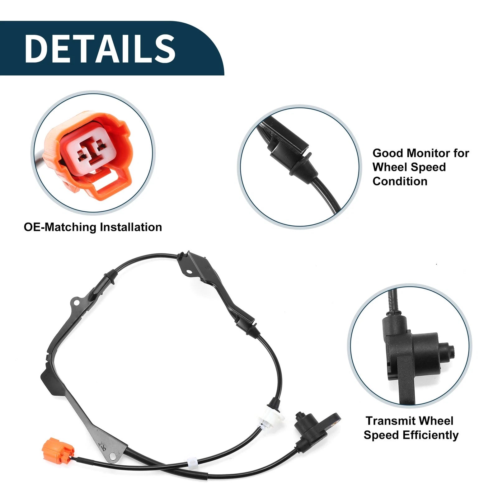 ABS Wheel Speed Sensor No. 57450-S87-A52 for Honda Accord (2018–2023)