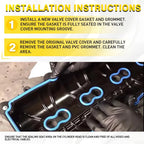 Valve Cover Gasket Set for Chrysler Dodge Jeep 5.7L-6.4L (2005–2021)
