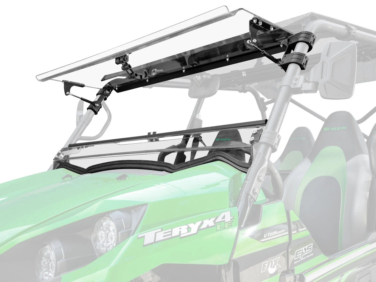 Scratch Resistant Flip Windshield for Kawasaki Teryx 800 / 4 (2016–2023)
