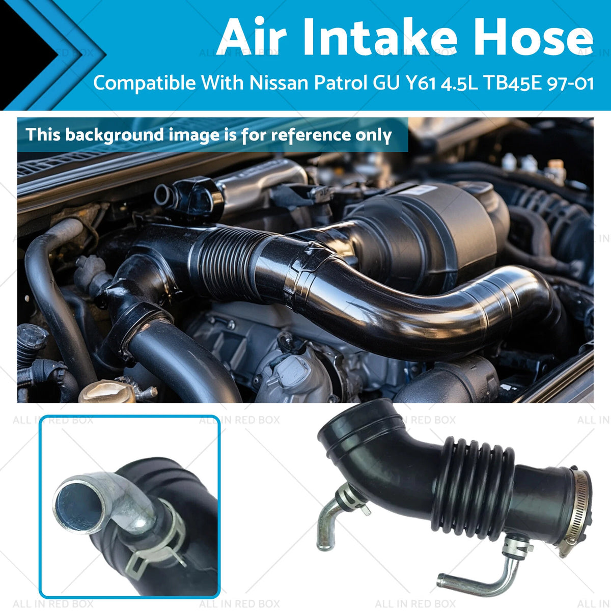 Air Intake Hose Pipe for Nissan Patrol GU Y61 (1997–2001)