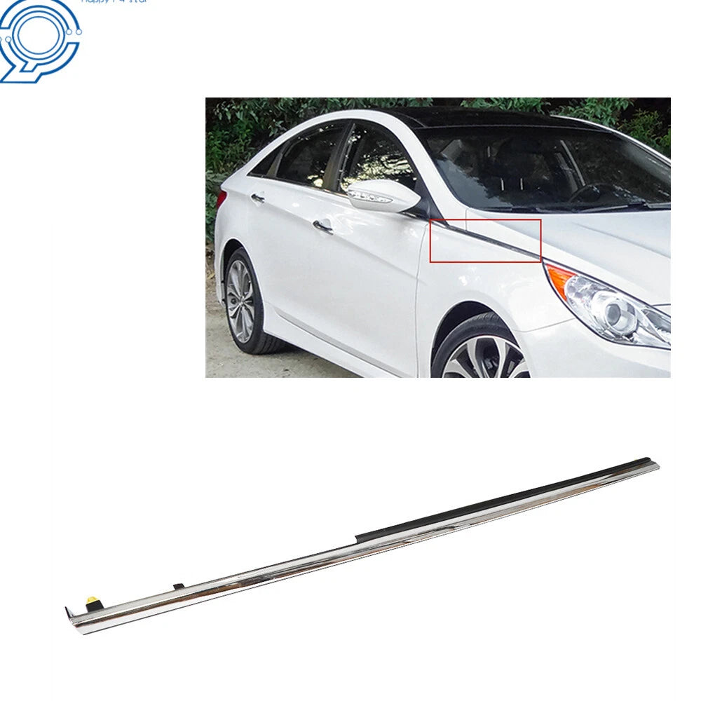 Chrome Fender Molding Trim for Hyundai Sonata (2011–2014)
