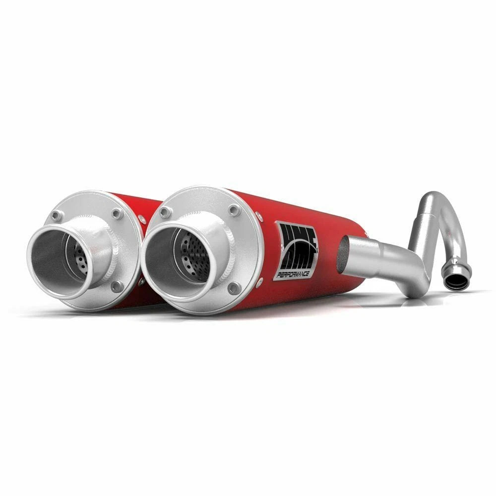 HMF Performance Dual Full System Exhaust for Talon (Brushed, Turn Down)
