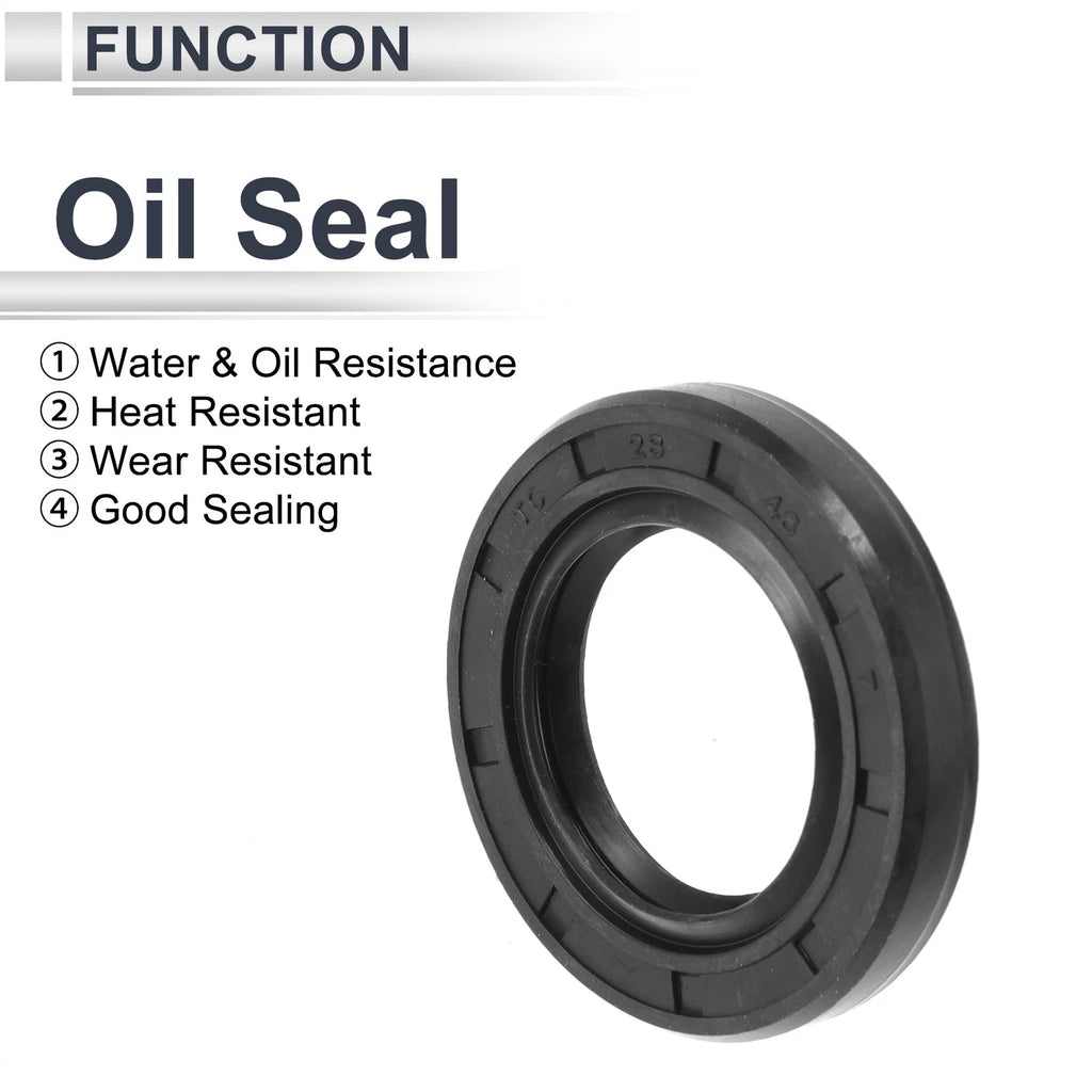 Set of 5 Oil Seal Rotary Shaft Seal TC Ring 28x46x7mm Nitrile Rubber