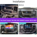10.1'' Car Stereo GPS Radio for Ford Transit 150/250/350/350HD (2019-2025)