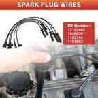 6 Pcs Spark Plug Wire Ignition Coil Cable No. 12192462 for Buick Century (2000–2005)