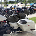 Driver & Passenger Seat Backrest Pad for Harley Touring Road Glide (2009-2023)