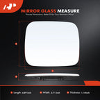 2X Heated Power Mirror Glass for Jeep Renegade (2015–2018)