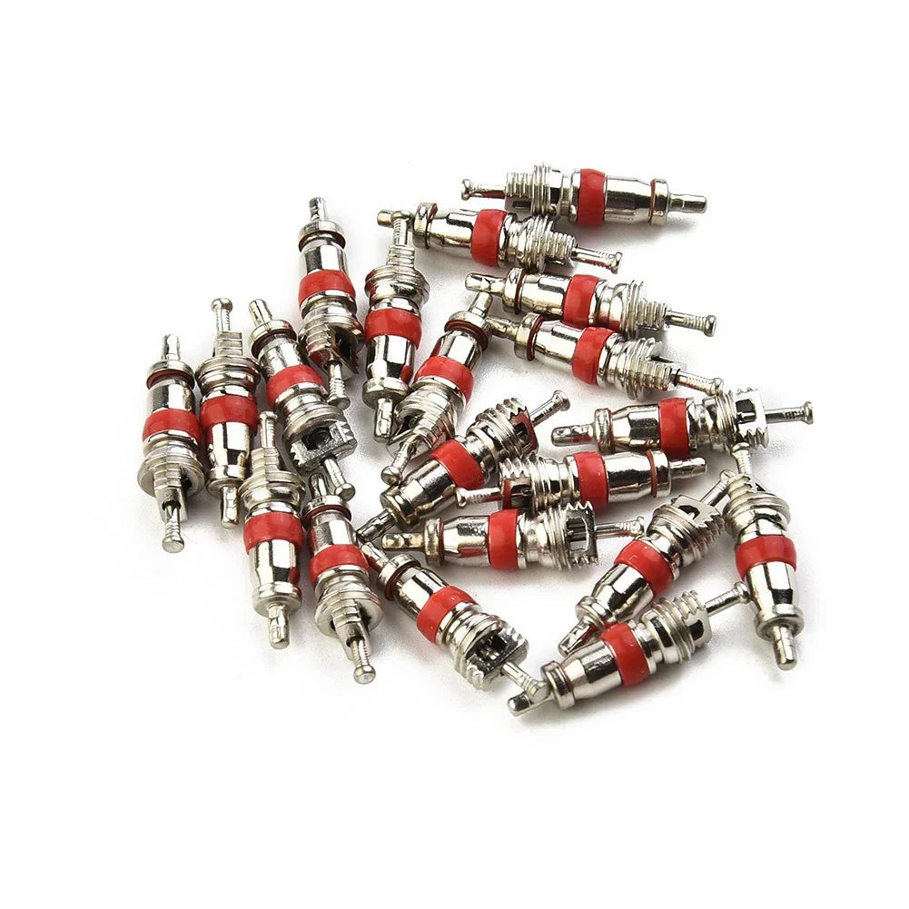 20x Tyre Valve Core Insert W/ Remover Tool for Car Bike Motorcycle Wheel