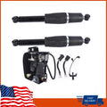 2X Rear Air Shocks + Compressor Pump for Chevy Avalanche GMC Yukon XL 1500 (2002–2013)