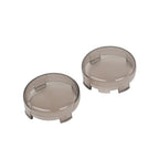 Smoke Lens Turn Signal Light Trim Ring Visors Bezels for Harley Touring Dyna