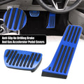 Anti Slip Brake and Gas Accelerator Pedal Pad Kit for Toyota Blue 