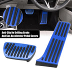 Anti Slip Brake and Gas Accelerator Pedal Pad Kit for Toyota Blue 
