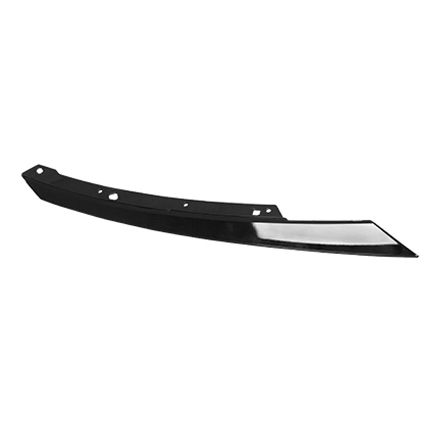 Replacement Black Gloss/Painted ABS Plastic Passenger Side Grille Molding