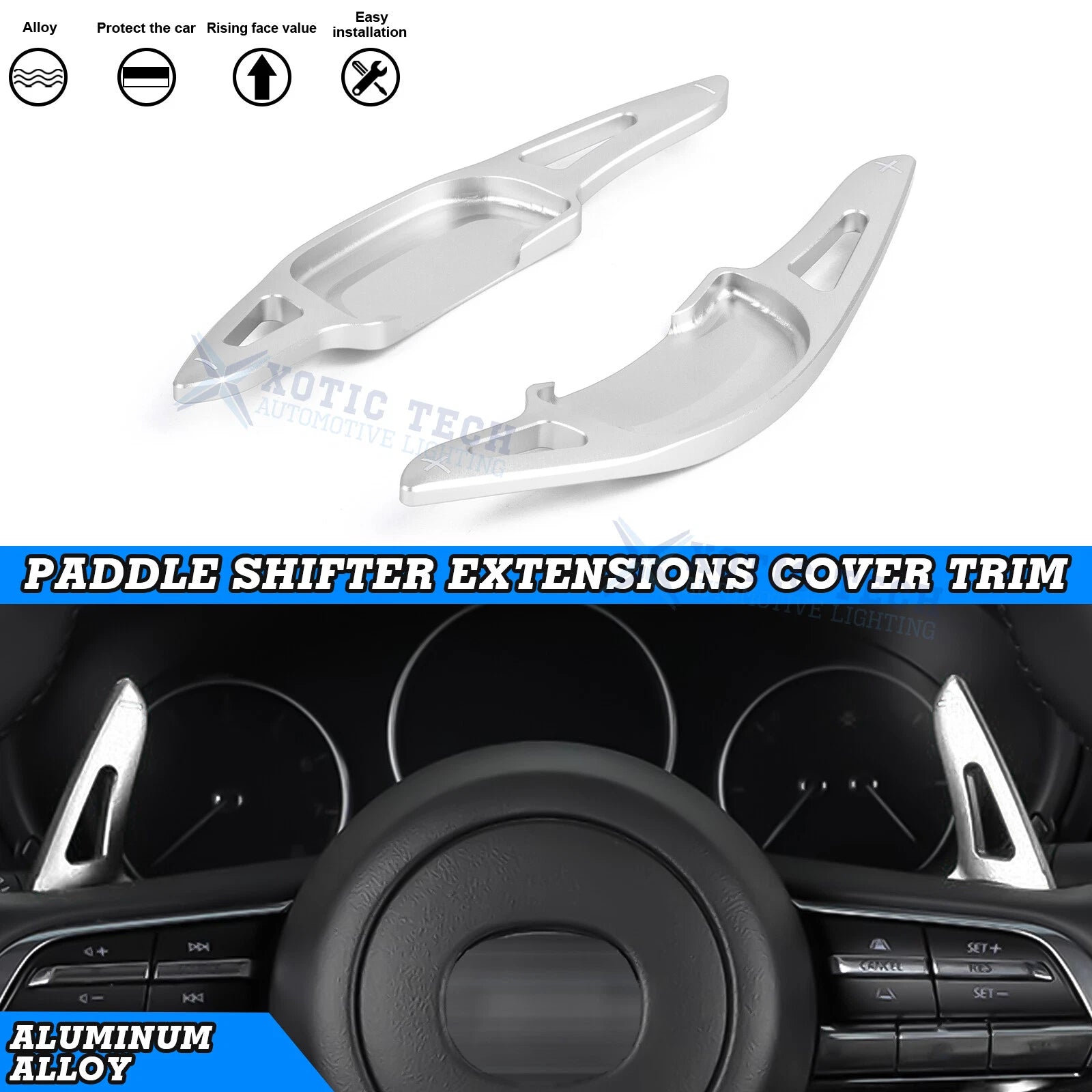 Paddle Shifter Extension for Mazda 3 (2019–2024) CX-30 CX-50 MX-30