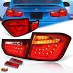3D LED Streak Tail Light Brake/Reverse Lamp for BMW 3-Series F30 (2013–2015)