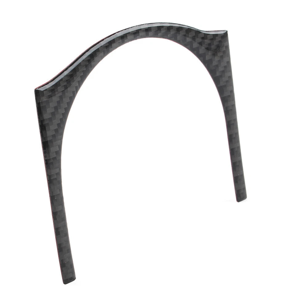 Carbon Fiber Black Interior Armrest Cup Holder Trim for Toyota Prius (2012–2015)