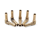 5Pc 5/16" Brass Barbed Pipe Fitting Hose Barb Elbow 90��