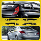 Set of 4 Outer Exterior Door Handles for Hyundai Accent (2012–2017)