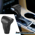 Gear Shifting Knob Cover for Honda CR-V (2017–2022) Black Gray Stitches