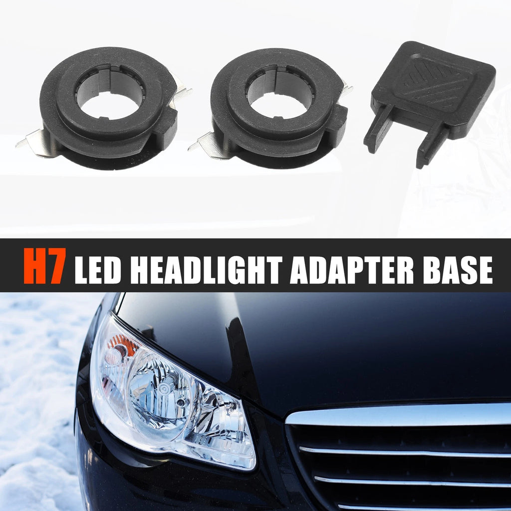Set of 1 H7 LED Headlight Adapter Bases for Mercedes-Benz E Series (2005–2015)