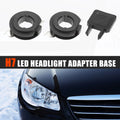 Set of 1 H7 LED Headlight Adapter Bases for Mercedes-Benz E Series (2005–2015)