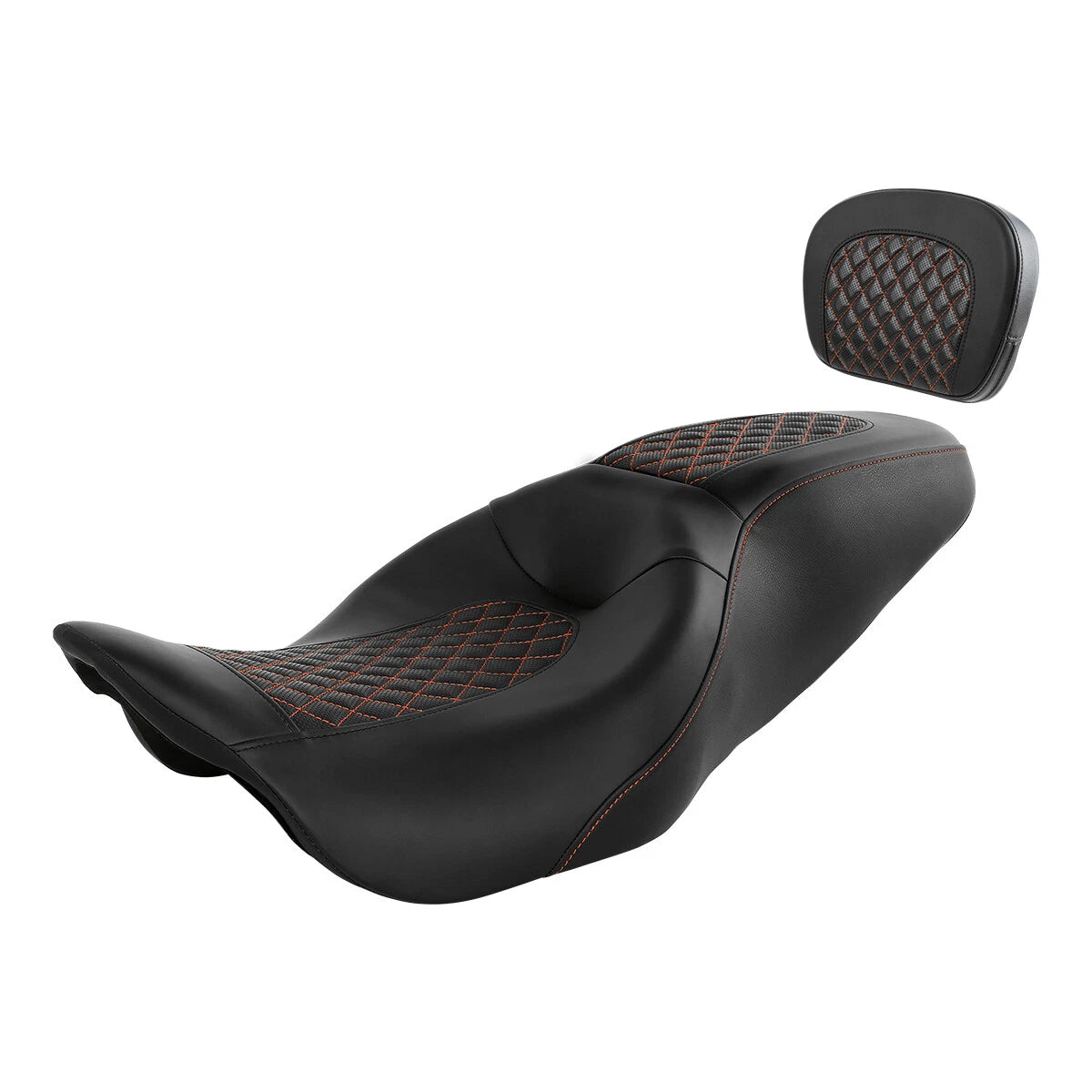 Driver Passenger Seat & Backrest for Harley Touring Road Glide (2009–2023)