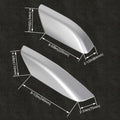Roof Rail Rack End Cap Shell Cover for Toyota 4Runner (2003–2009) Silver