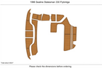 EVA Foam Floor for Sealine Statesman 330 Flybridge (1996)