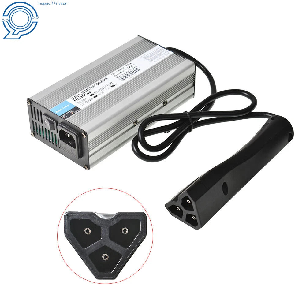 Battery Charger for EzGo Club Car DS TXT Yamaha RXV Golf Cart (48V/6A)