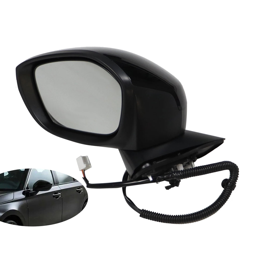 3 Pins Power Adjust Black Mirror for Honda Civic (2022–2023) Left Driver Side