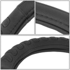 Steering Wheel Cover for Universal Fit (14.5", Matte Grain Texture)