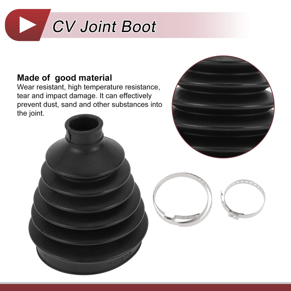 Outer CV Joint Boot Kit with Clamps for Honda CR-V (1999–2006) No.44018S9A000
