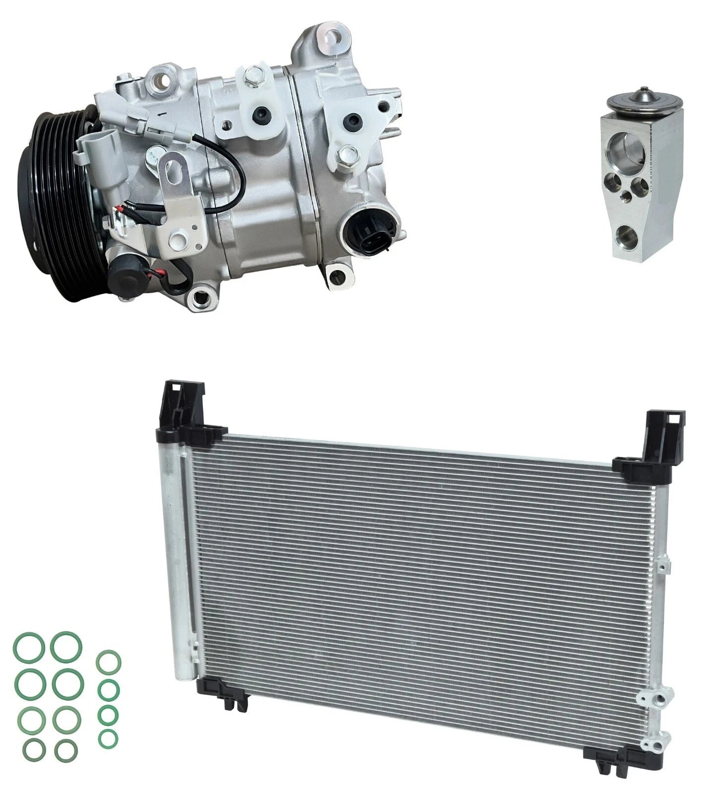 AC Compressor Kit With Condenser Replacement for Lexus IS300 2.0L (2019–2020)