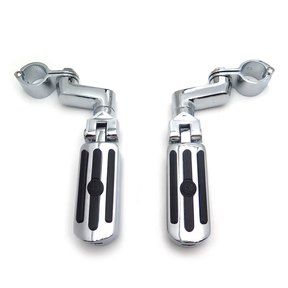 Groove Skull Highway Footpeg Footrest for Harley Sportster XL (1.25")