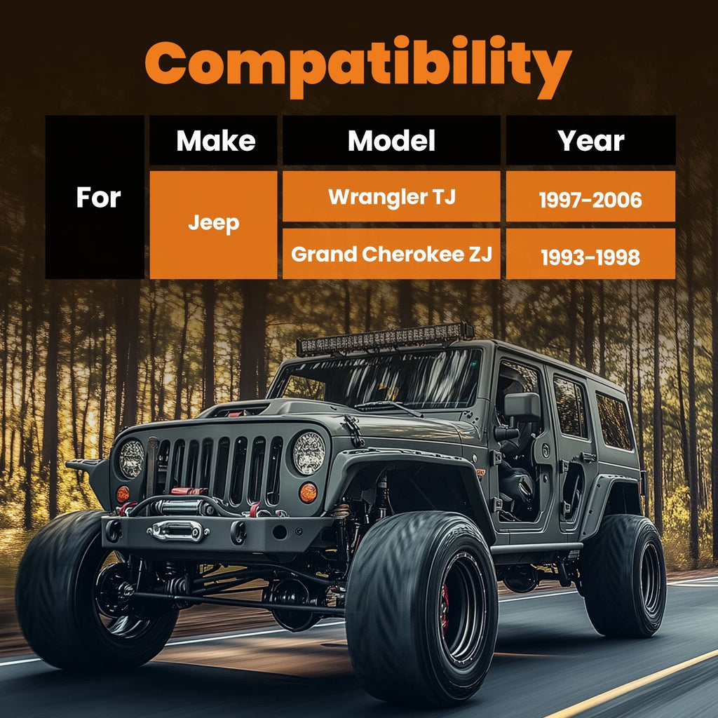 Rear Upper Lower Control Arms for Jeep Wrangler TJ (1997–2006) Grand Cherokee ZJ